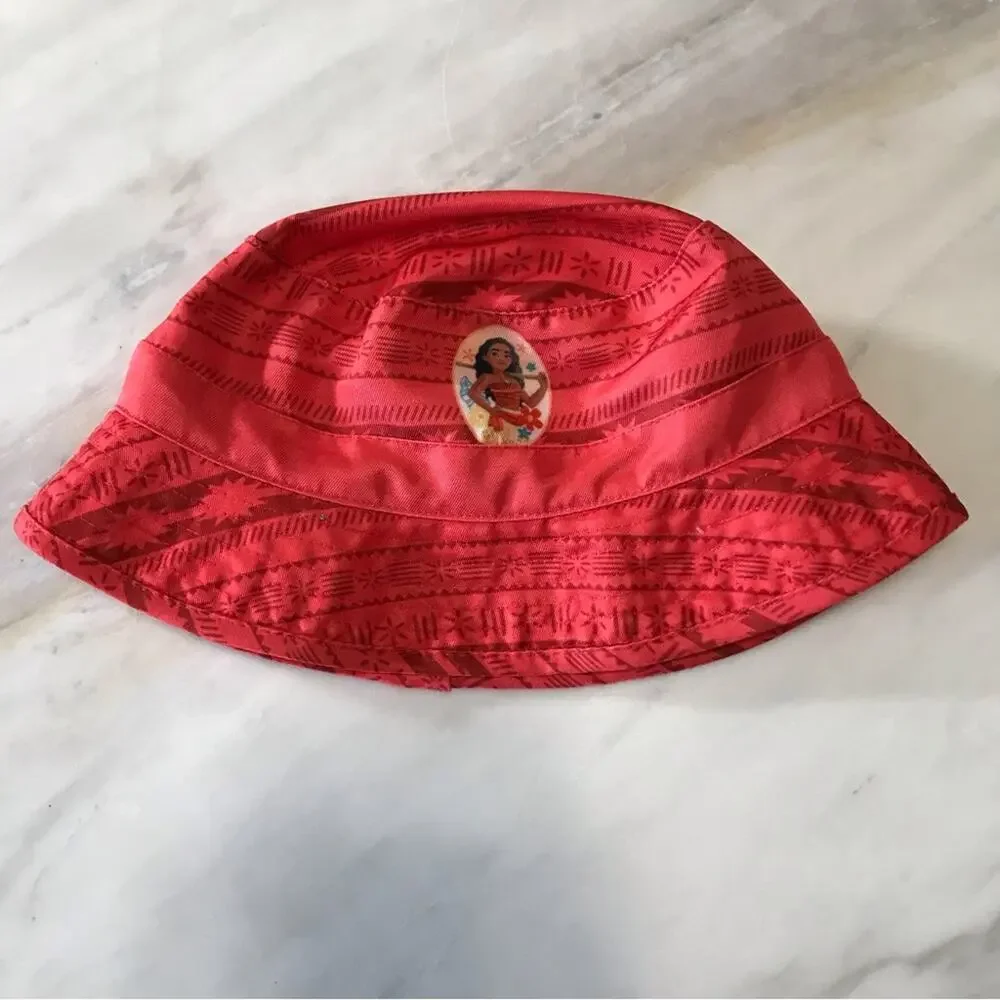 Disney Princess Moana orange bucket hat girls one size